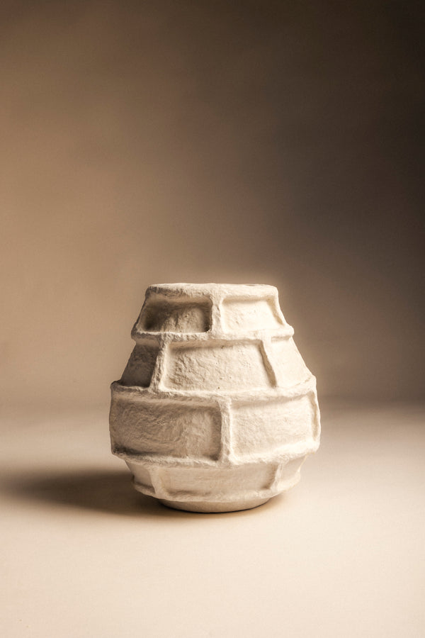 Jarrón Texturado Maché JRN08