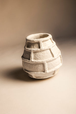 Jarrón Texturado Maché JRN08