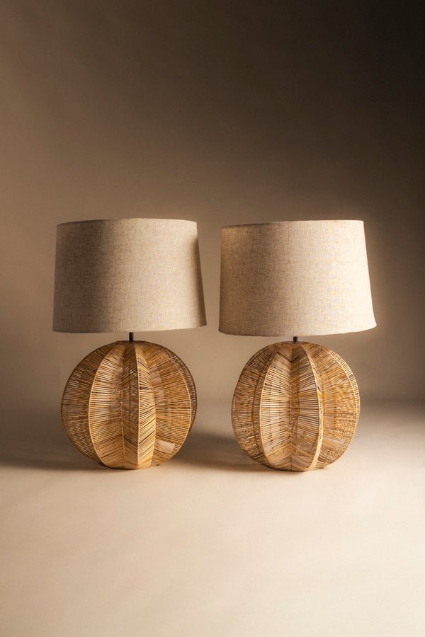 Pie de Lámpara Ratán LAMP16