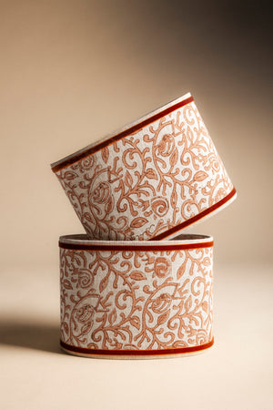 Pantalla Ovalada Lino PANT19 - The Nook Store Home