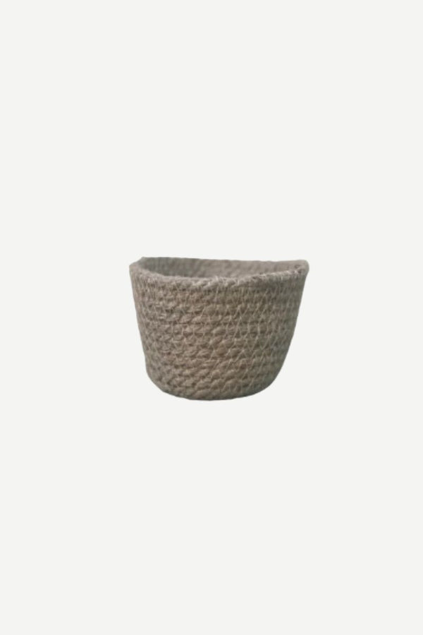 Mini panier en jute naturel