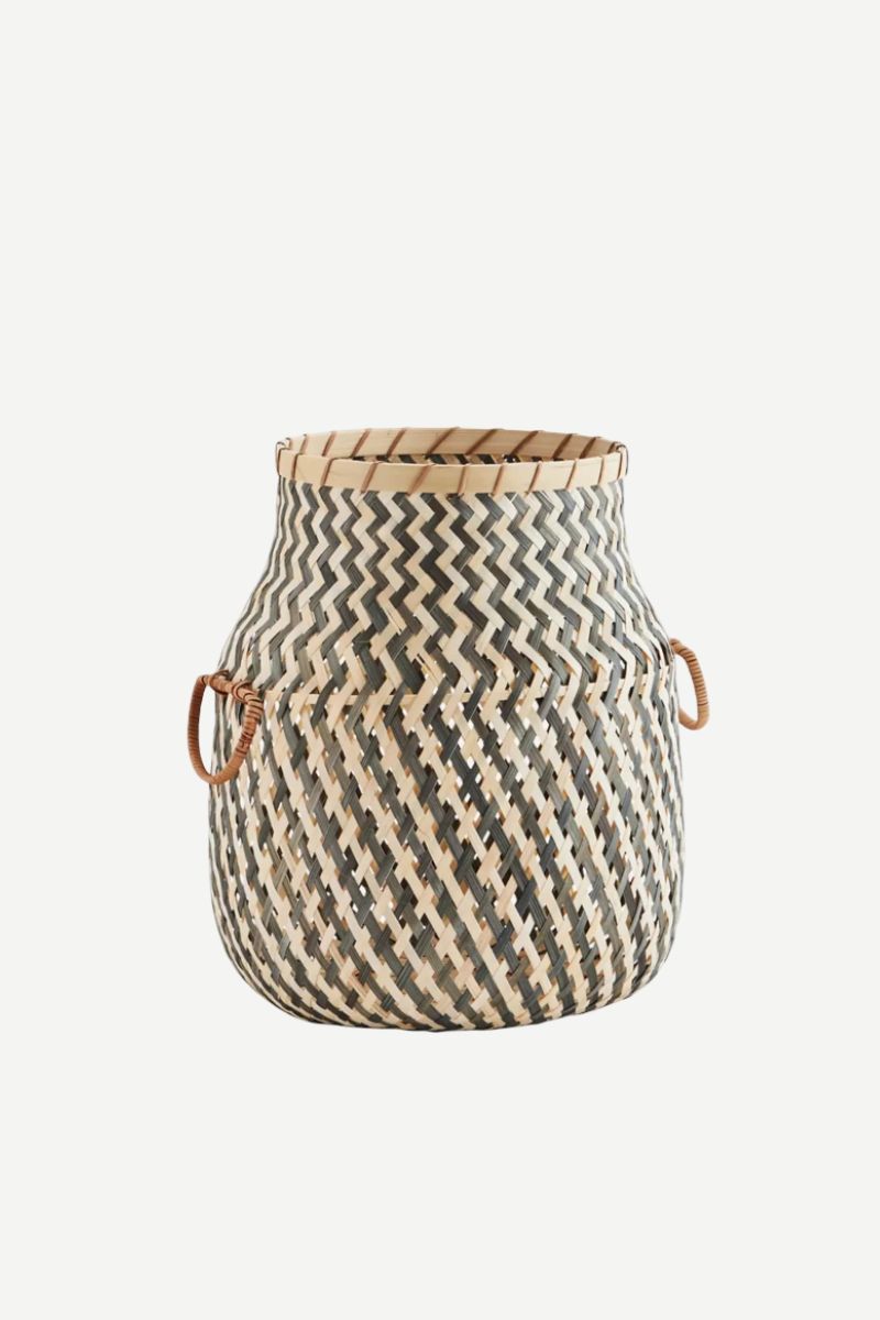 Panier Bambo Gris