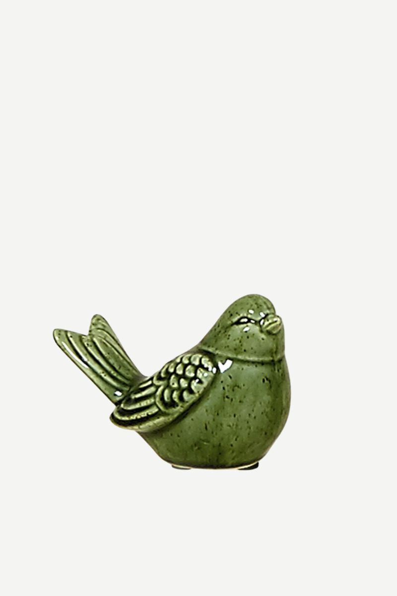 Green Porcelain Bird