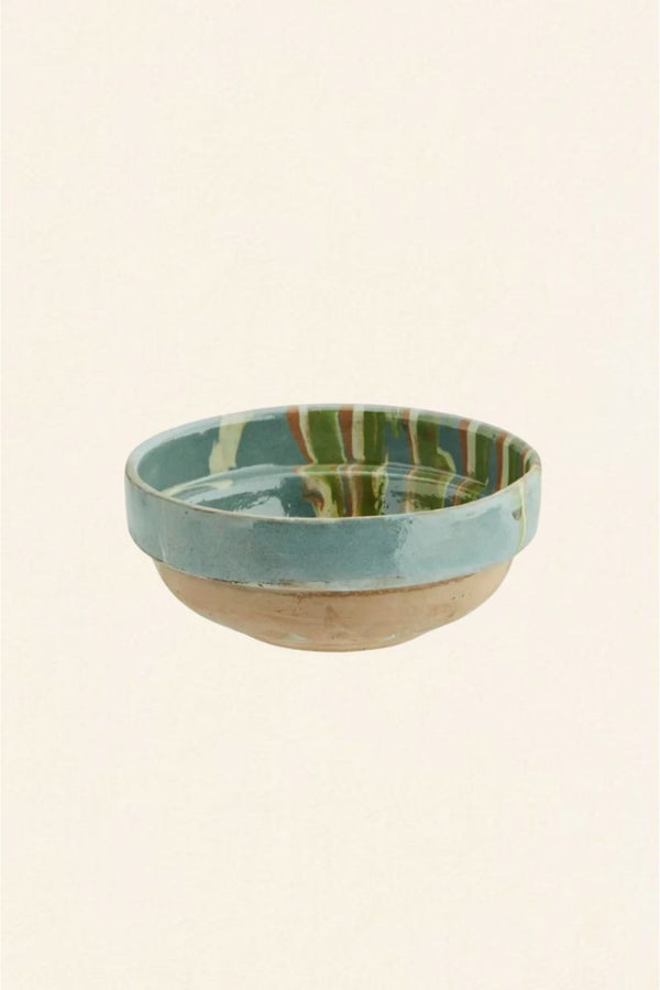 Hand-painted clay bowl 01
