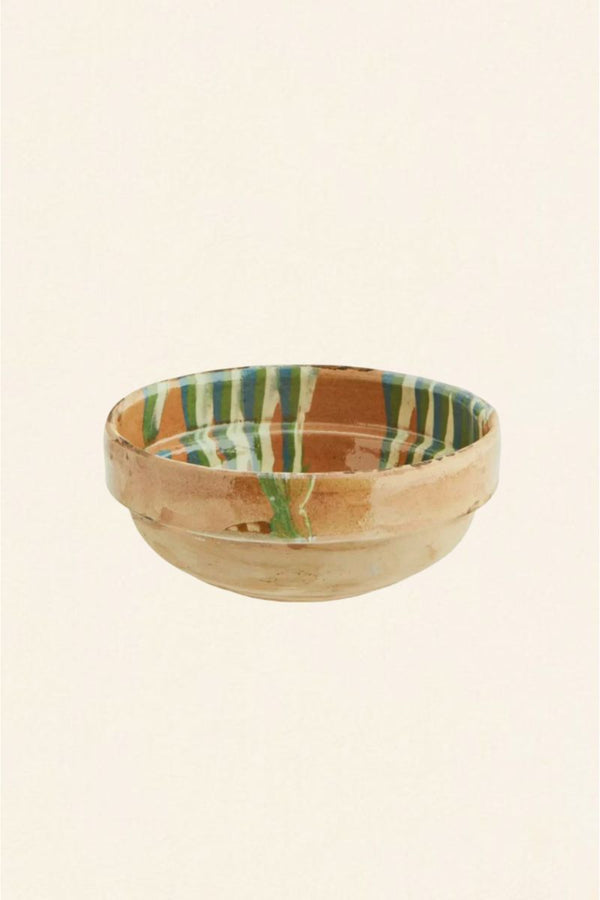 Hand-painted clay bowl 03