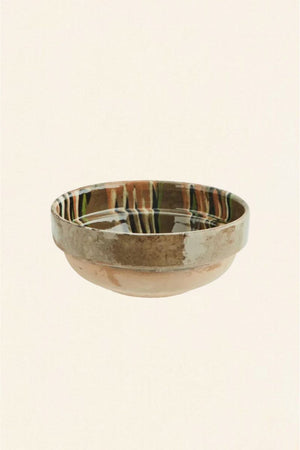 Hand-painted clay bowl 02