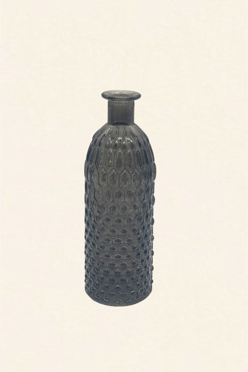 Vase bouteille en verre à essence