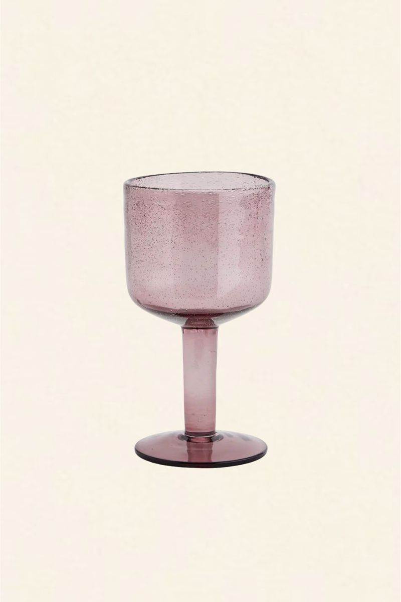 Green Crystal Wine Glass