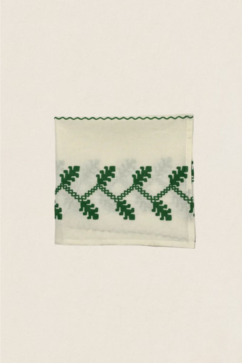 Servilleta Bordado en Verde