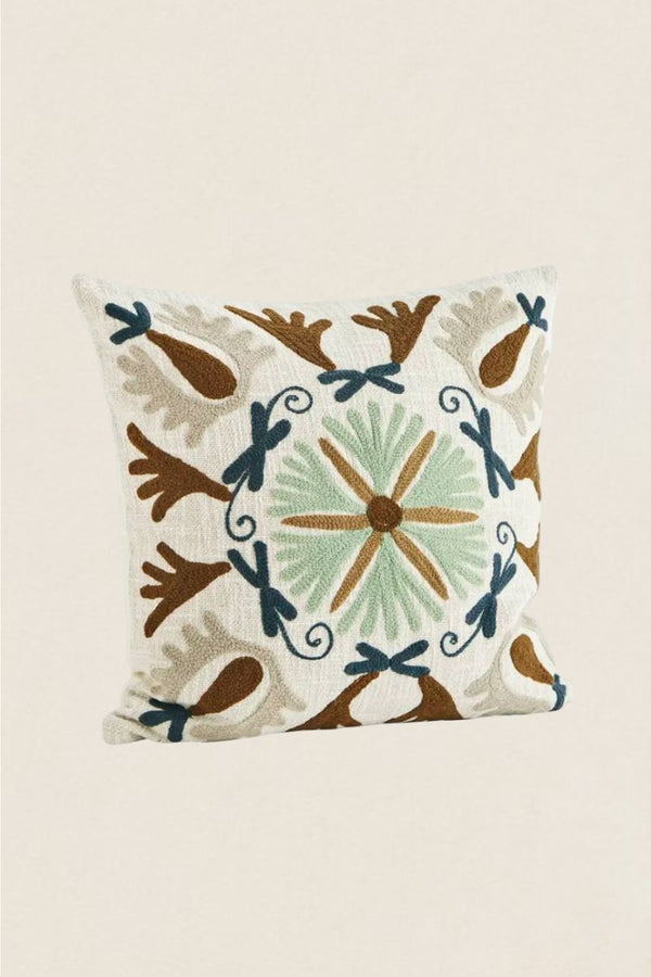 Funda de Cojín Algodón Bordado FCOJ09 - The Nook Store Home