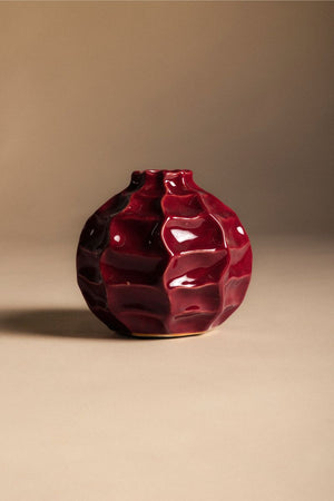 Vase bouteille en verre à essence