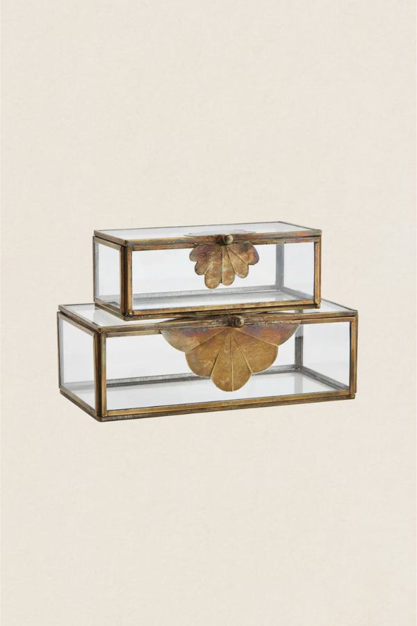 Boîte à bijoux en forme de fleur