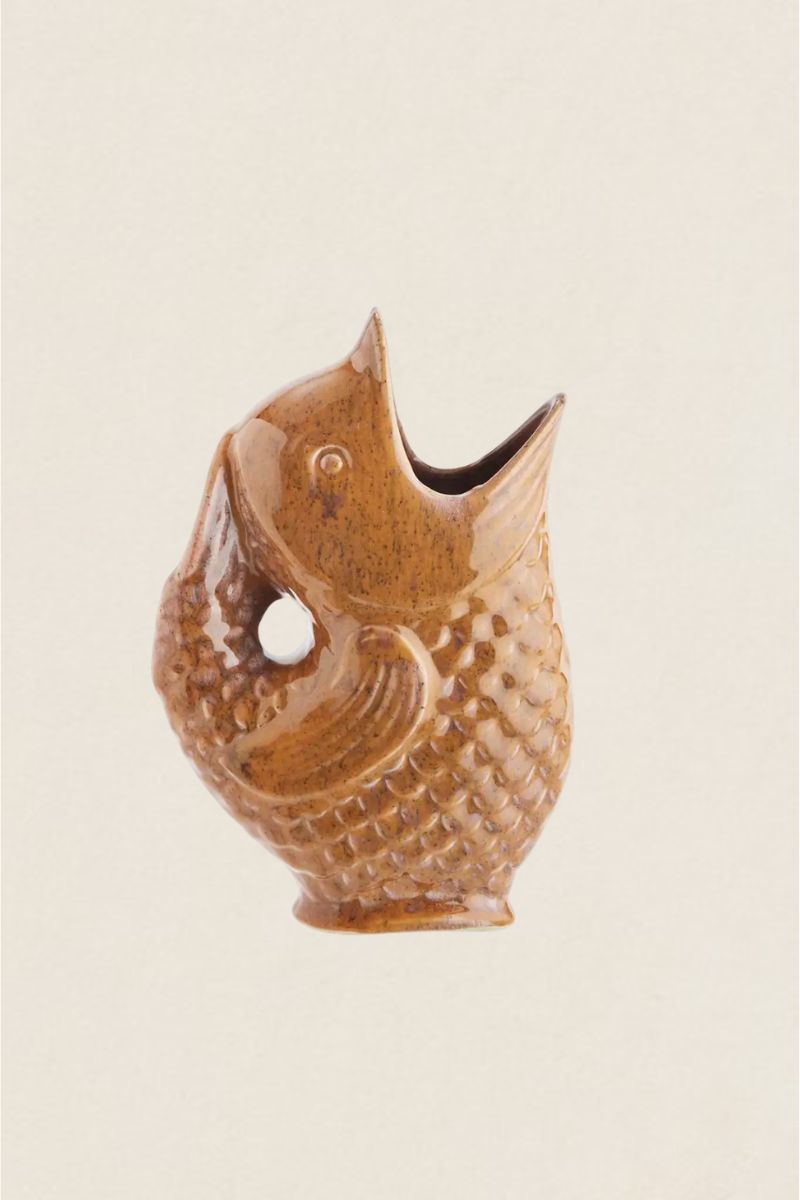 Ochre Fish Jug