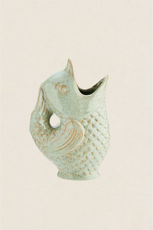 Green Fish Jug