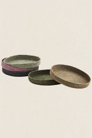 Plateau en fibres naturelles