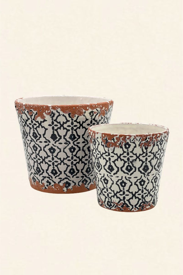 Green Fig Leaves Ceramic Candle
