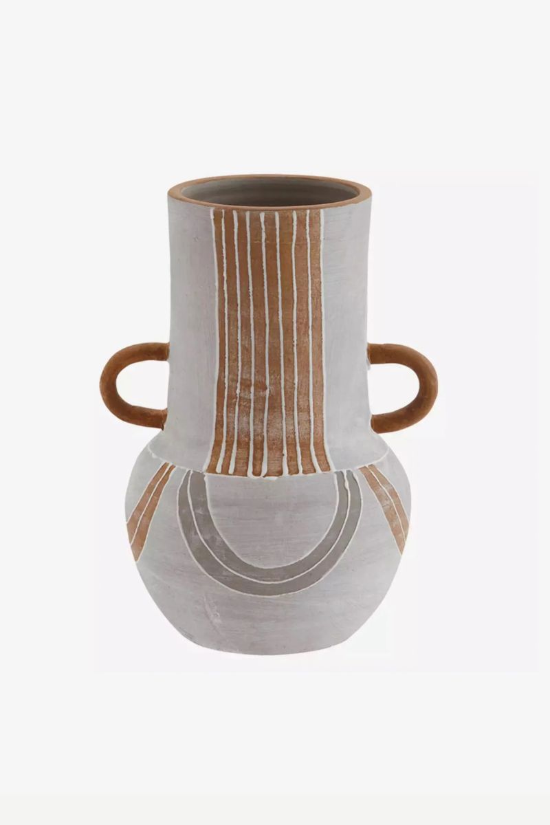 Jarrón Terracota Gris
