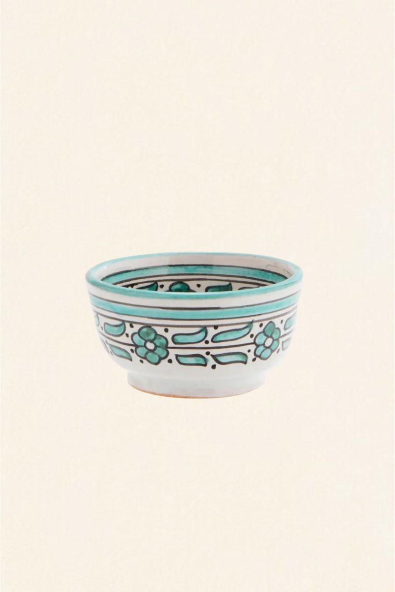 Turquoise Stoneware Bowl