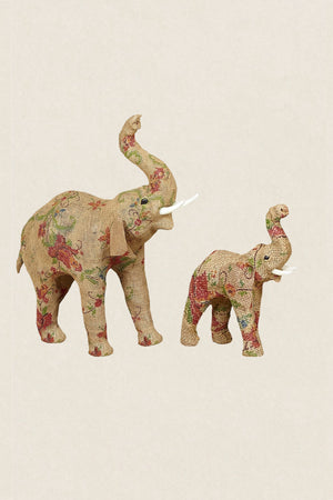 Figura Elefante Flores Colores