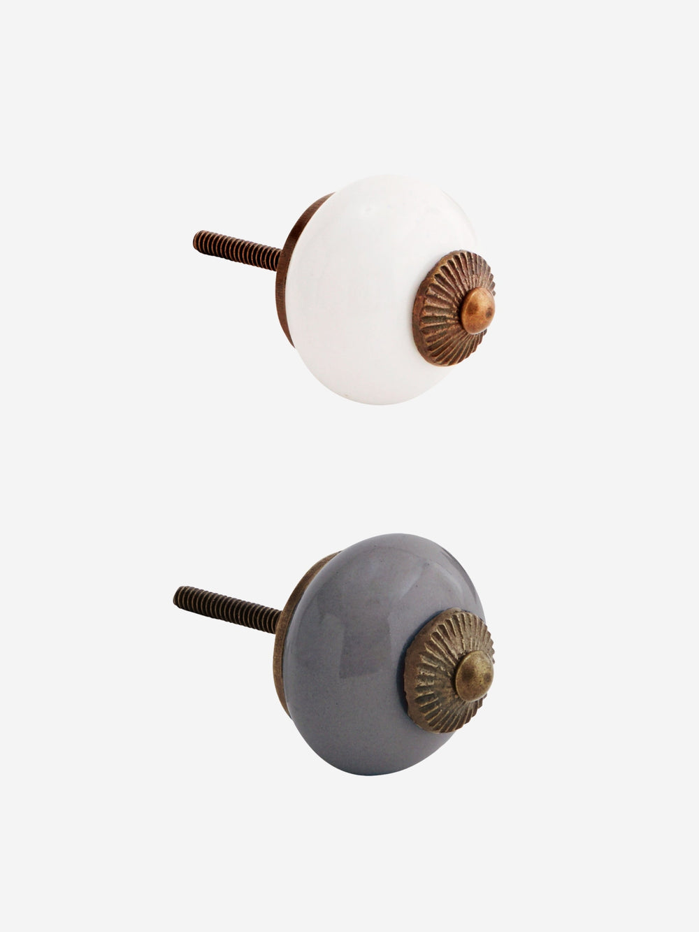 Pomo Porcelana Bassic en varios colores