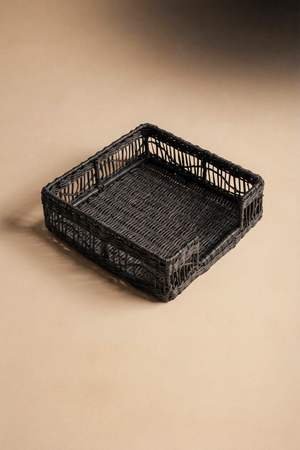 Servilletero ratán negro - The Nook Store Home